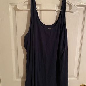 Women tank top dark blue size 4X